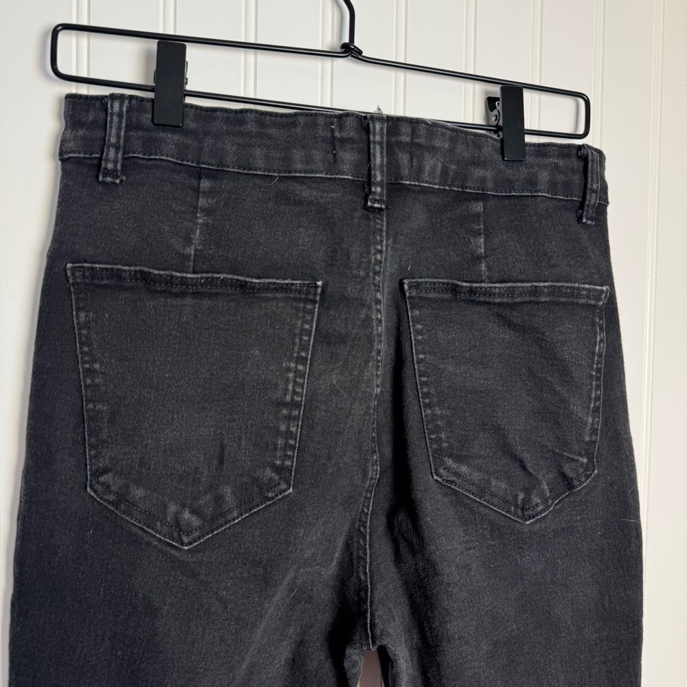 Zara High-Waist Black Skinny Jeans Women's Size 8 - Picture 8 of 12
